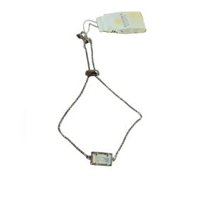 Kendra Scott Silver Adjustable Bracelet Mother of Pearl